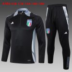 Italy 24-25 Black Half-Zip Jacket Kids