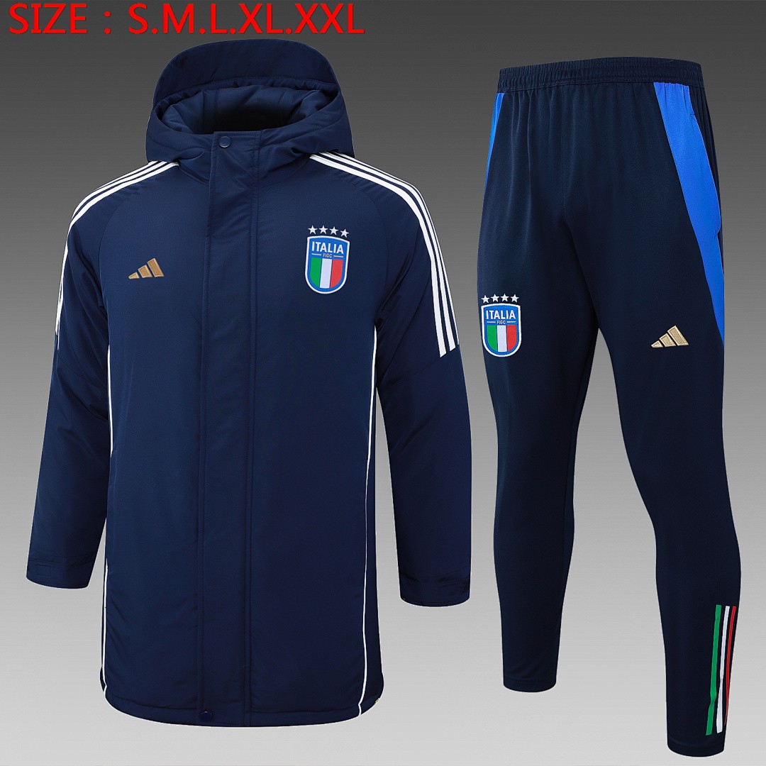 Italy 24/25 Cotton Jacket Navy Blue
