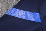 Italy 22/23 Long Zip Jacket Navy Blue - 图片 5