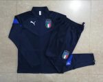 Italy 22/23 Long Zip Jacket Navy Blue - 图片 9