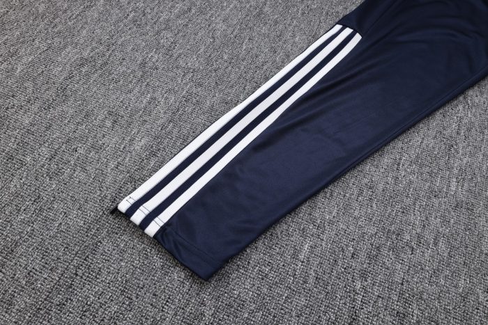 Italy 23-24 Long Zip Jacket Navy Blue - 图片 3
