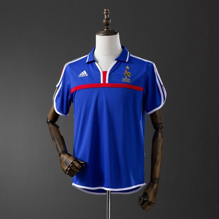 France 2000 Home Retro Shirt - 图片 8