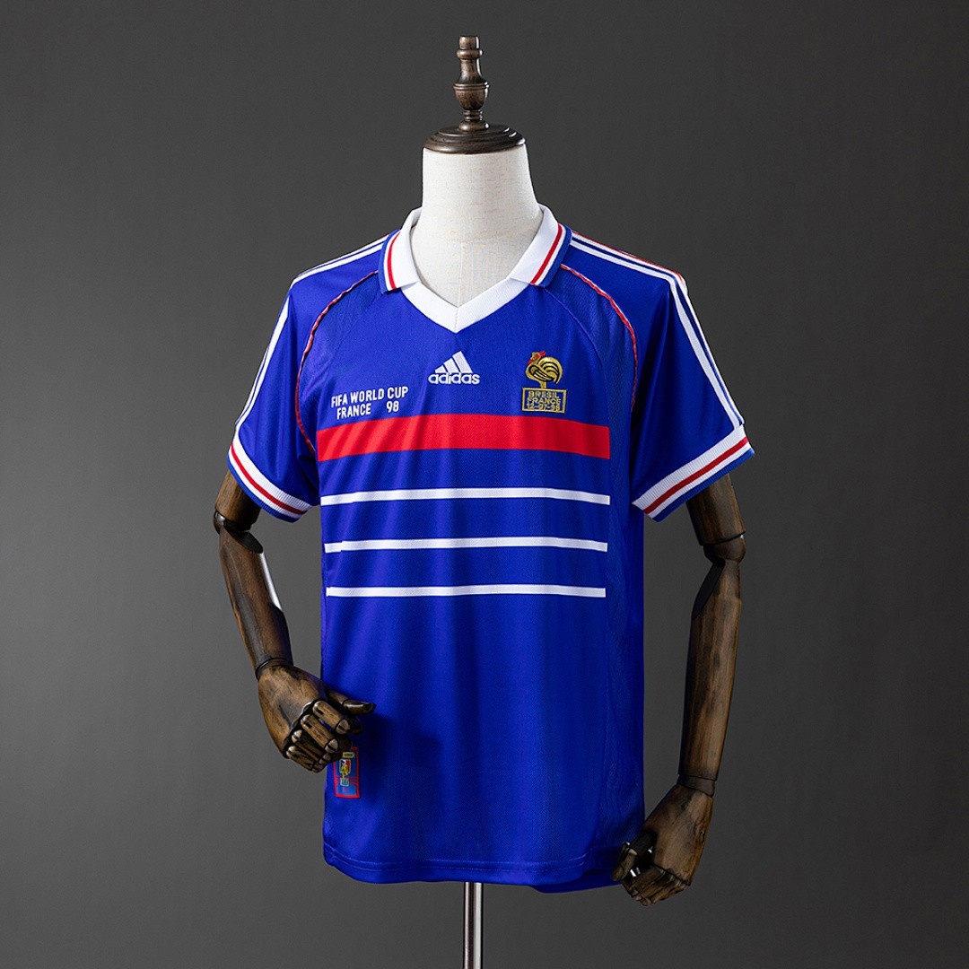 1998 France Home Retro Jersey