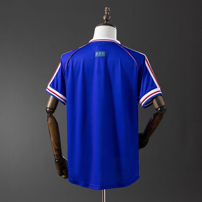 1998 France Home Retro Jersey - 图片 7