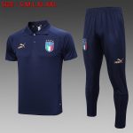 Italy 23-24 Polo Shirt Navy Blue