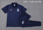 Italy 23-24 Polo Shirt Navy Blue - 图片 2