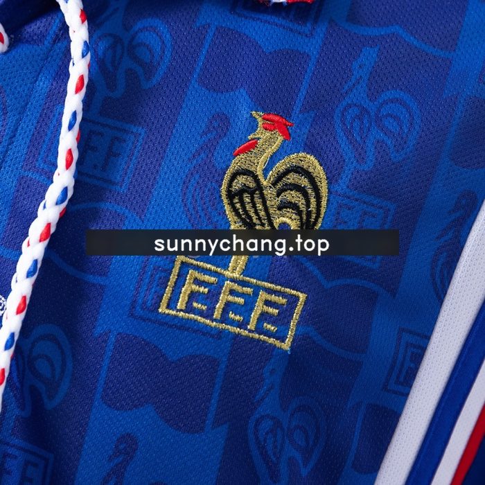 France 1996 Home Retro Shirt - 图片 3
