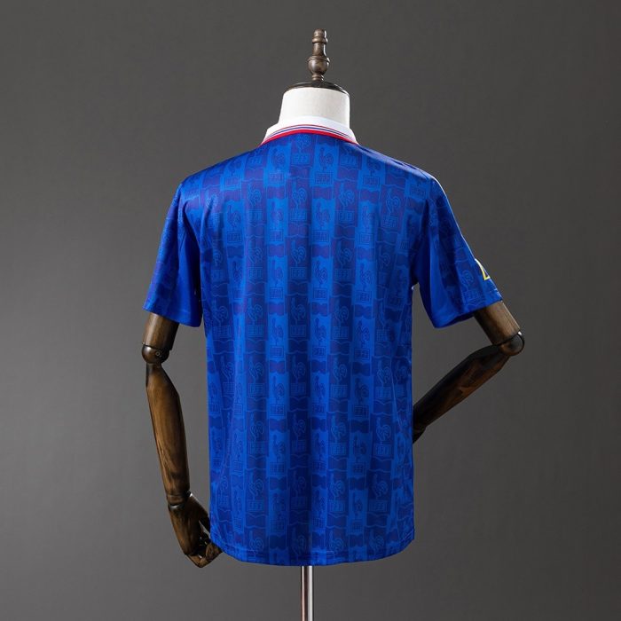 France 1996 Home Retro Shirt - 图片 6