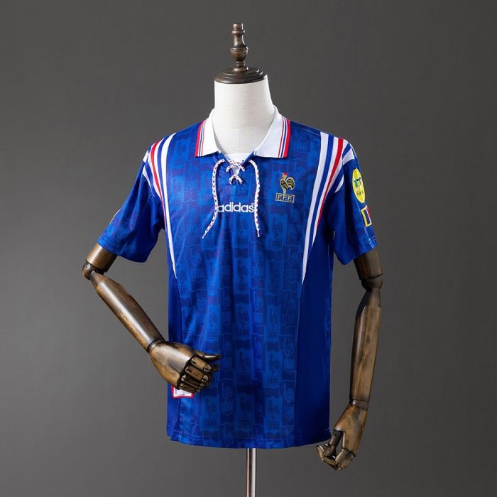 France 1996 Home Retro Shirt - 图片 7