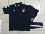 Italy 23-24 Polo Shirt Navy Blue - 图片 9