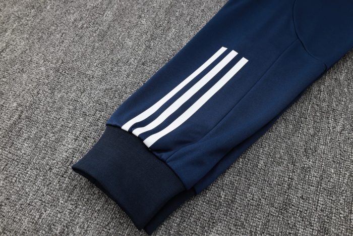 Italy 23/24 Half-Zip Hoodie Navy Blue - 图片 3