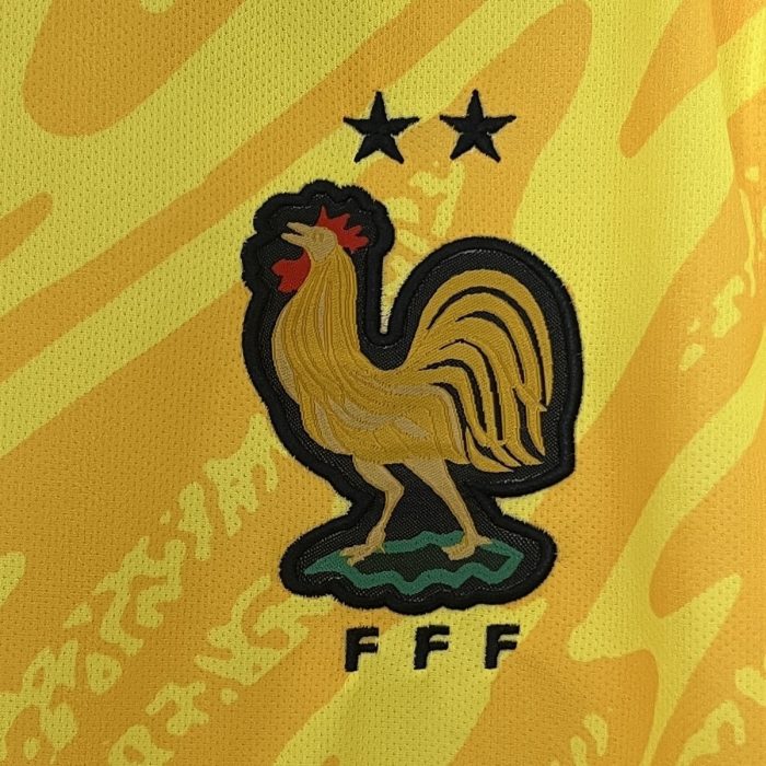 2024 France Goalkeeper Yellow Jersey - 图片 2