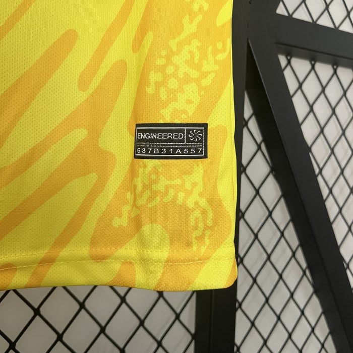 2024 France Goalkeeper Yellow Jersey - 图片 9