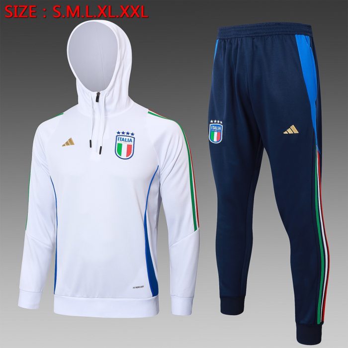 Italy 24-25 Half-Zip Jacket White - 图片 8