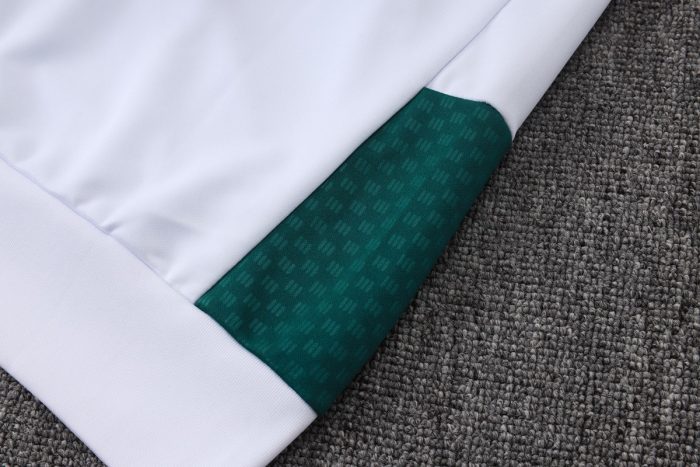 Italy White Long Zipper Jacket - 图片 3