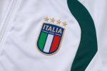 Italy White Long Zipper Jacket - 图片 6