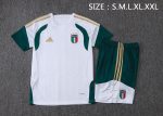 Italy White Short Sleeve Training Suit - 图片 2