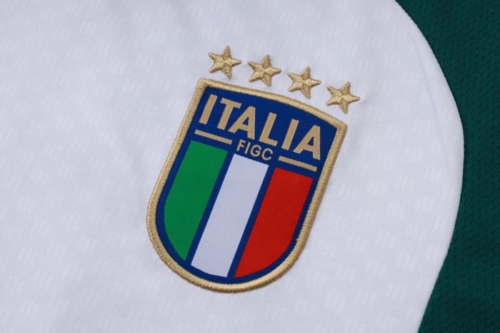 Italy White Short Sleeve Training Suit - 图片 5