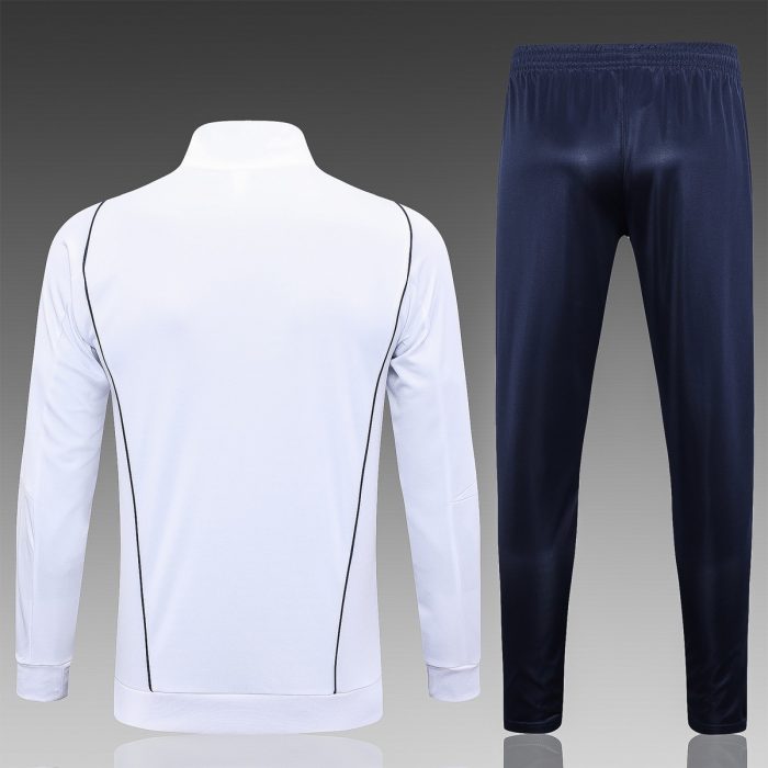 Italy 23-24 White Long Zip Jacket - 图片 7