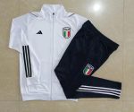 Italy 23-24 White Long Zip Jacket - 图片 9