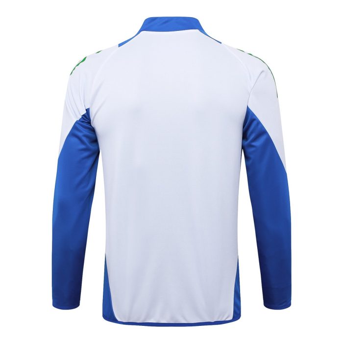 Italy 24-25 White Long Zip Jacket - 图片 8