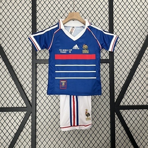 France 1998 Home Kids Jersey