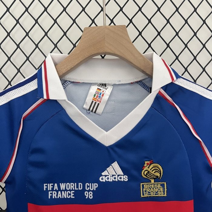 France 1998 Home Kids Jersey - 图片 4