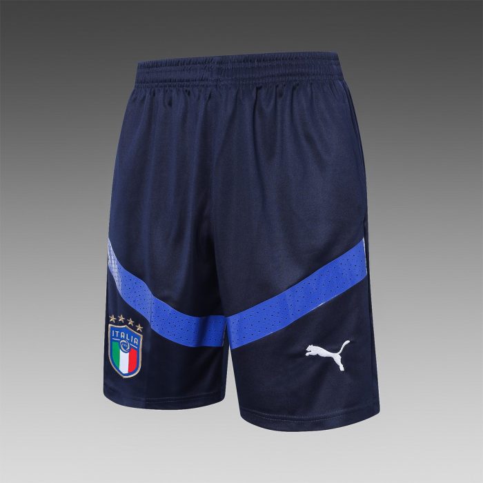 Italy 2022-2023 Short Sleeve Training Set in Colorful Blue (with 5-inch Shorts) - 图片 5