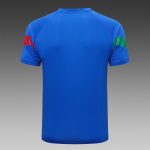 Italy 2022-2023 Short Sleeve Training Set in Colorful Blue (with 5-inch Shorts) - 图片 8