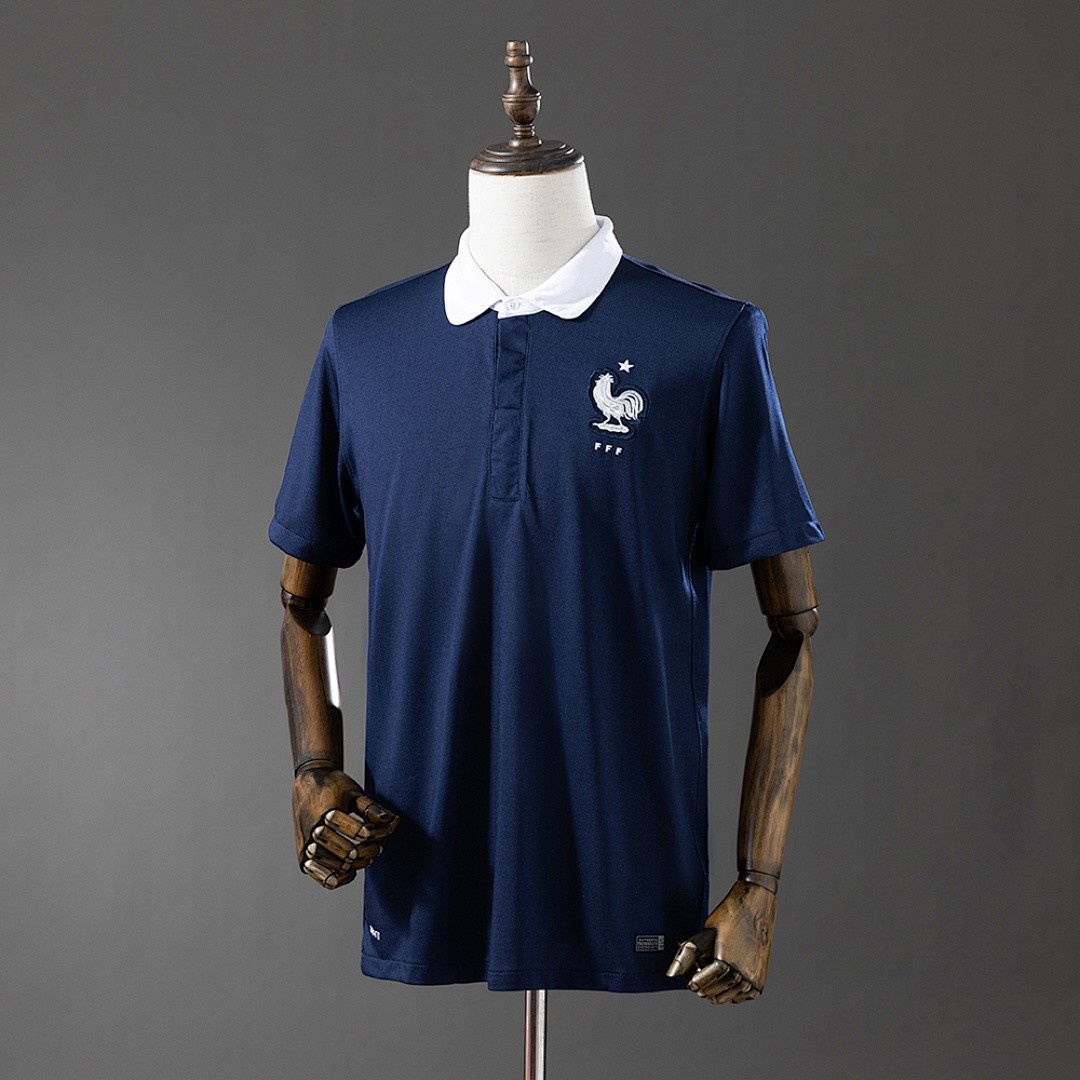 France 2014 Home Retro Shirt