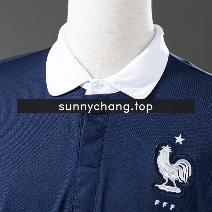 France 2014 Home Retro Shirt - 图片 5