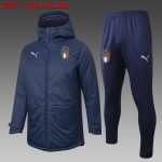 2021 Italy Navy Blue Cotton Jacket - 图片 2