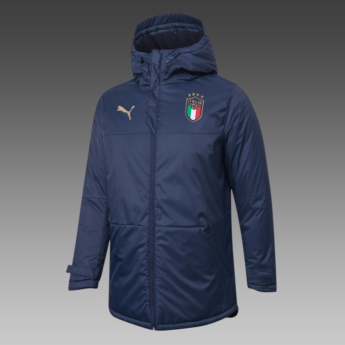 2021 Italy Navy Blue Cotton Jacket - 图片 3