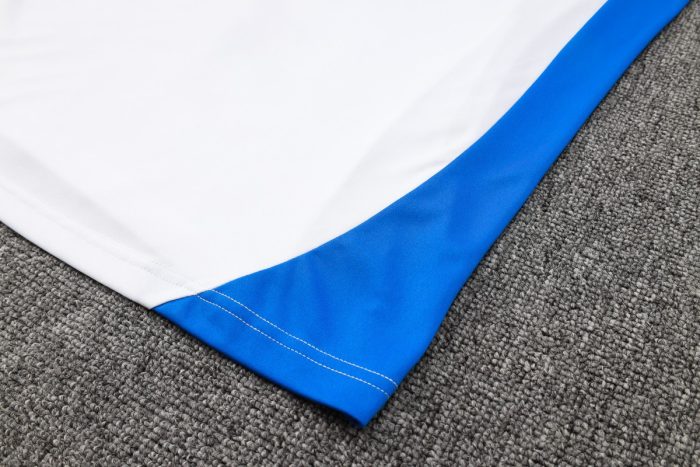 Italy 24-25 White Short Sleeve Training Set with 3/4 Pants - 图片 3