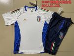 Italy 24-25 White Short Sleeve Training Set with 3/4 Pants - 图片 9