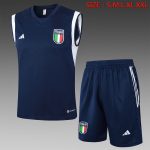 Italy 23-24 Vest (White Adidas Logo)