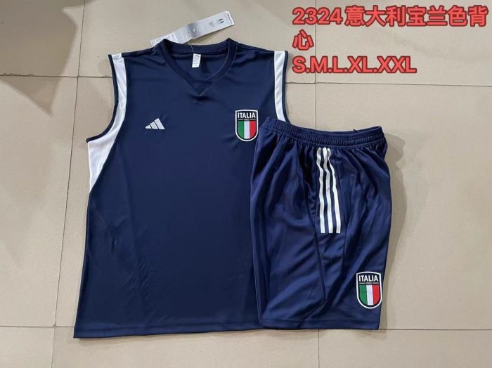 Italy 23-24 Vest (White Adidas Logo) - 图片 9