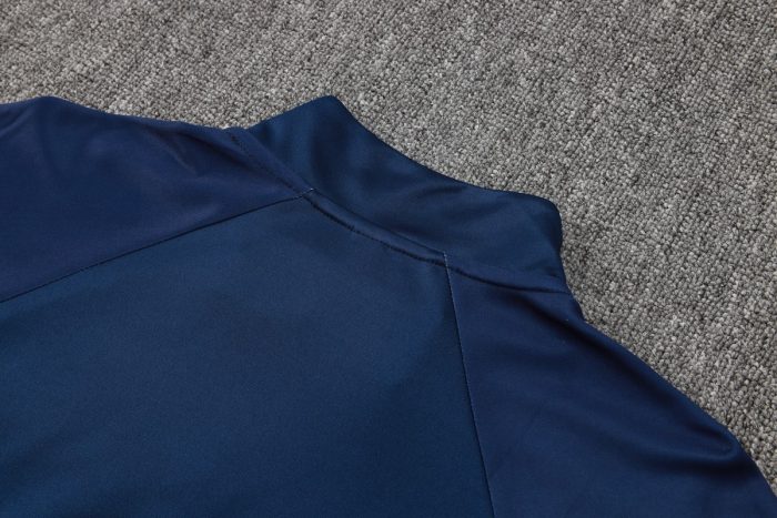 Italy 24/25 Half-Zip Jacket Blue (Sleeves Red White Green) - 图片 3