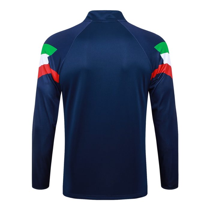 Italy 24/25 Half-Zip Jacket Blue (Sleeves Red White Green) - 图片 7