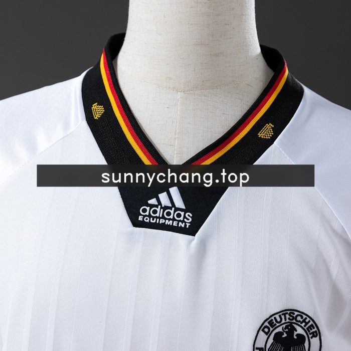 Germany 1992 Home Retro Jersey - 图片 5