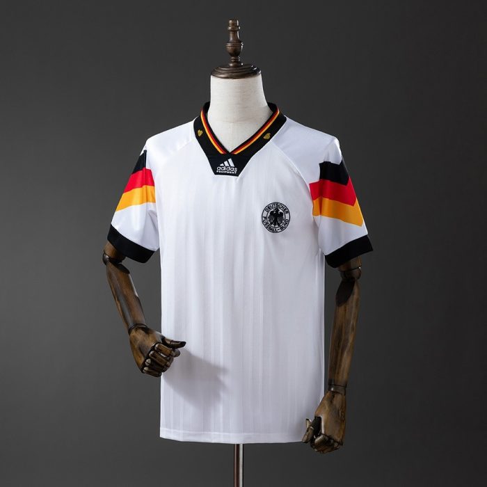 Germany 1992 Home Retro Jersey - 图片 7