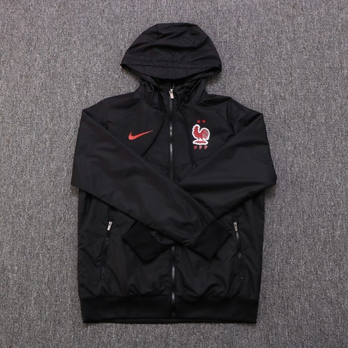 France 22/23 Black Windbreaker - 图片 2