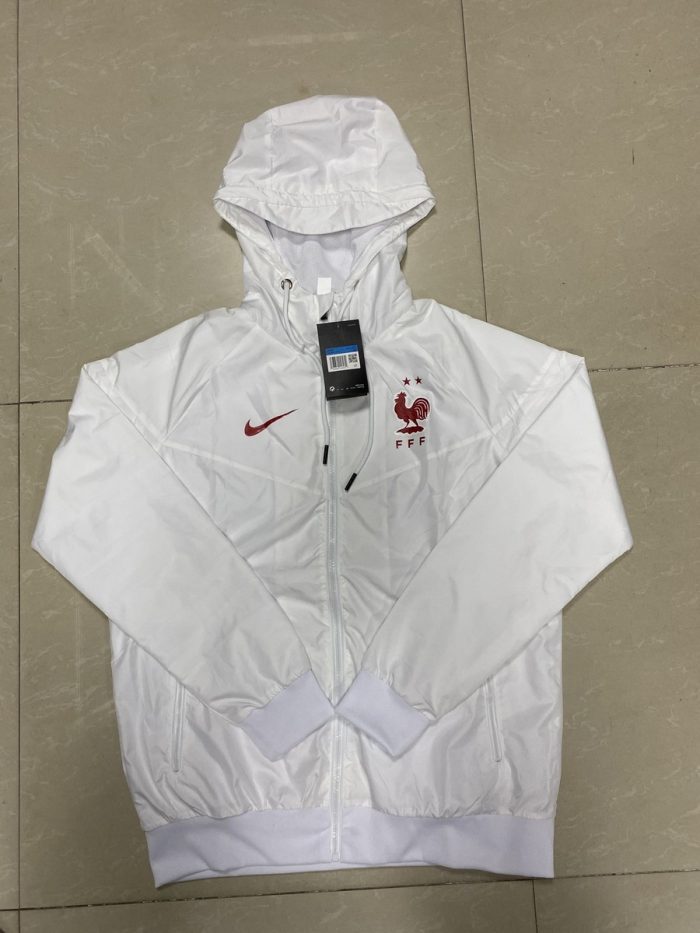France 21-22 White Windbreaker - 图片 3