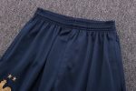 France 22/23 Colorful Blue Short Sleeve Training Suit with Pants - 图片 4