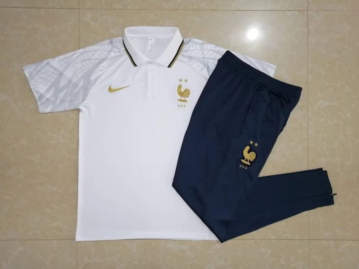 France 22/23 White Polo - 图片 9
