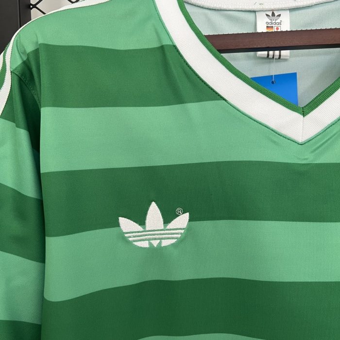 Germany 1984 Retro Green Jersey - 图片 4