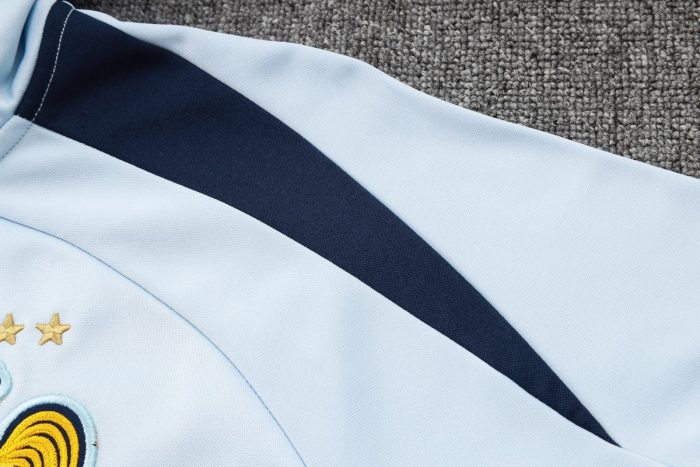 France 24/25 Half-Zip Jacket Light Blue - 图片 6