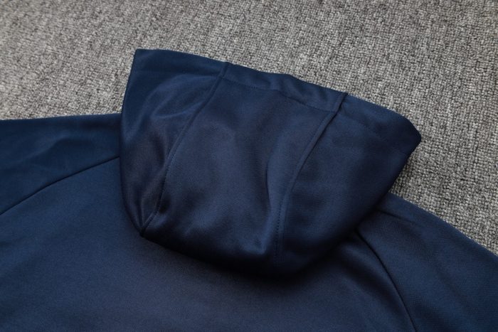 France 24/25 Half-Zip Jacket Blue - 图片 3