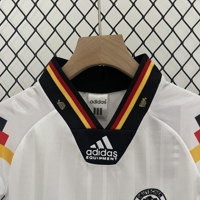 Germany 1992 Home Kids Jersey - 图片 3