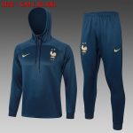 France 23/24 Half-Zip Jacket Blue
